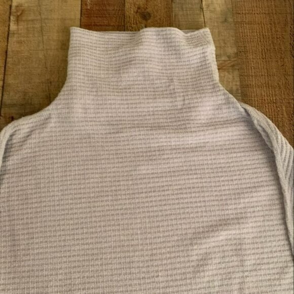 We the free womens asymmetrical waffle knit long sleeve mini dress -XS - Picture 5 of 8